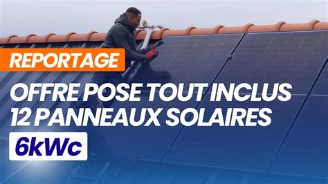Installation de 12 Panneaux Solaires MK.